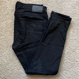 Skinniest Pacsun Black Ripped Jeans 32x30